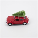 Xmas car rød 12,5 cm fra House Doctor set fra oven - TInashjem